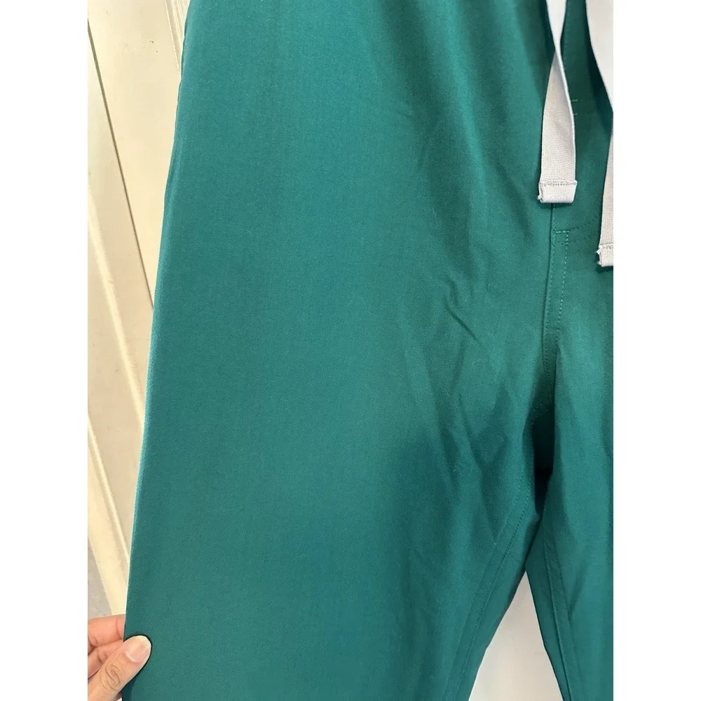 FIGS Womens Scrub Pants Green Technical Collection Drawstring Size MEDIUM